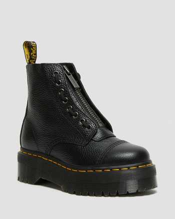 Sinclair Milled Nappa Leather Platform Boots