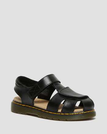 Junior Moby II Leather Velcro Sandals