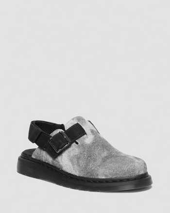 Jorge II Hairy Suede Slingback Mule