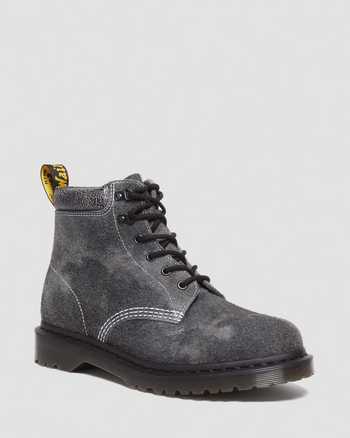 939 Stonewashed Suede Lace Up Boots